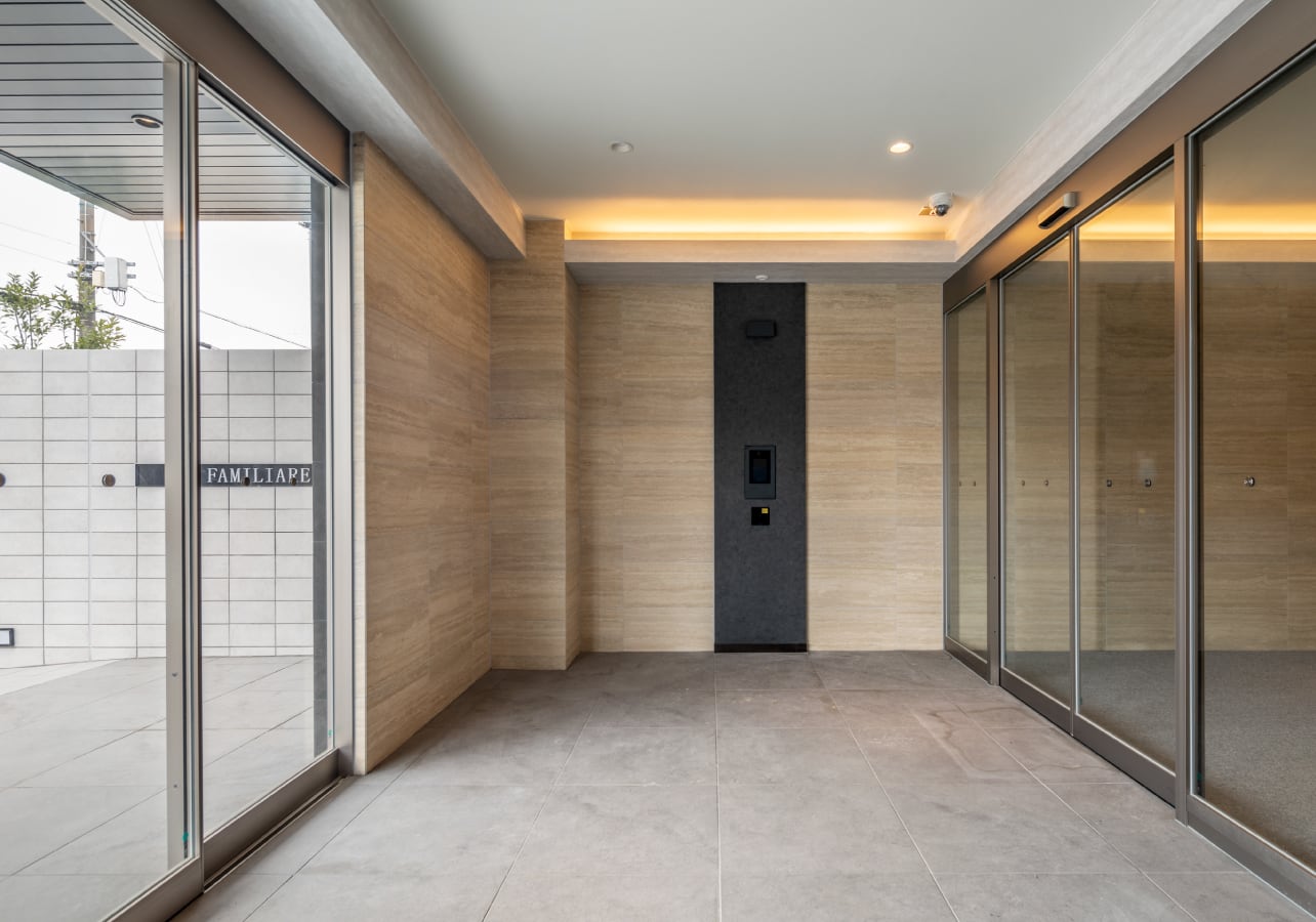 竣工写真　風除室