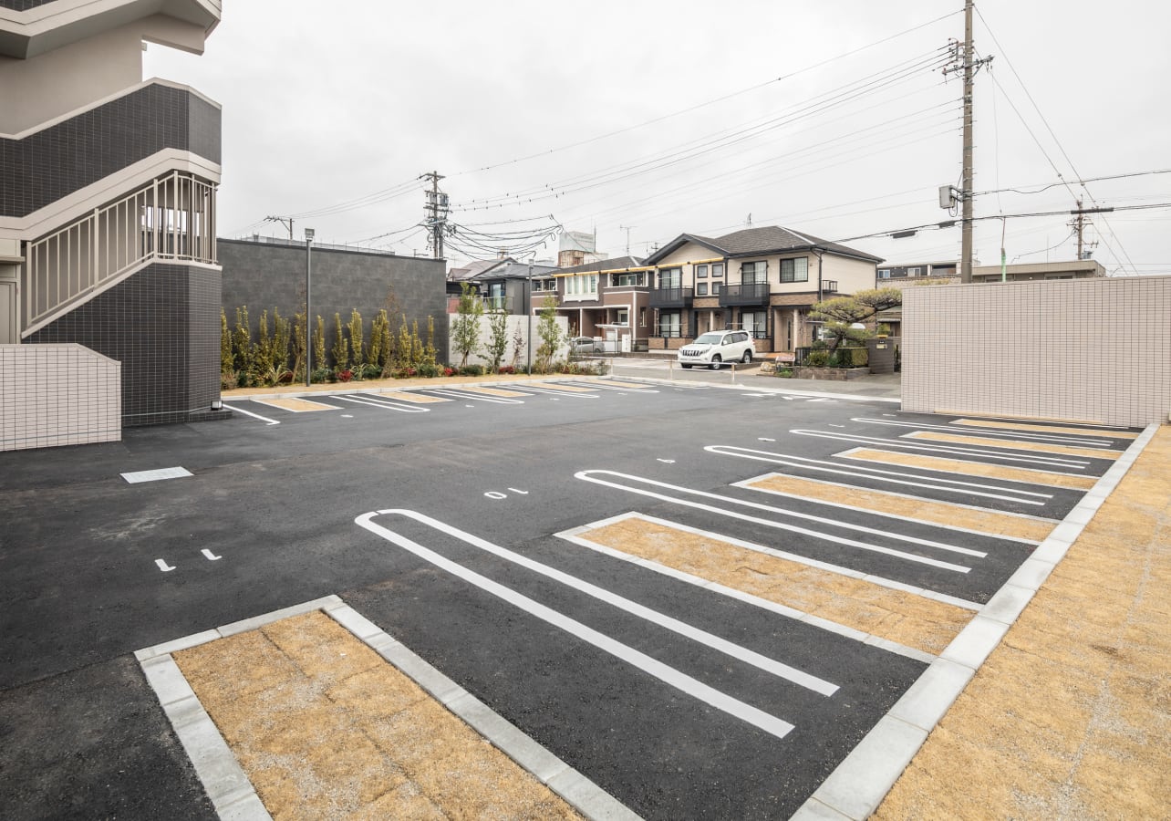 竣工写真　平面駐車場写真