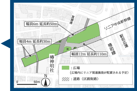 広場配置予定図