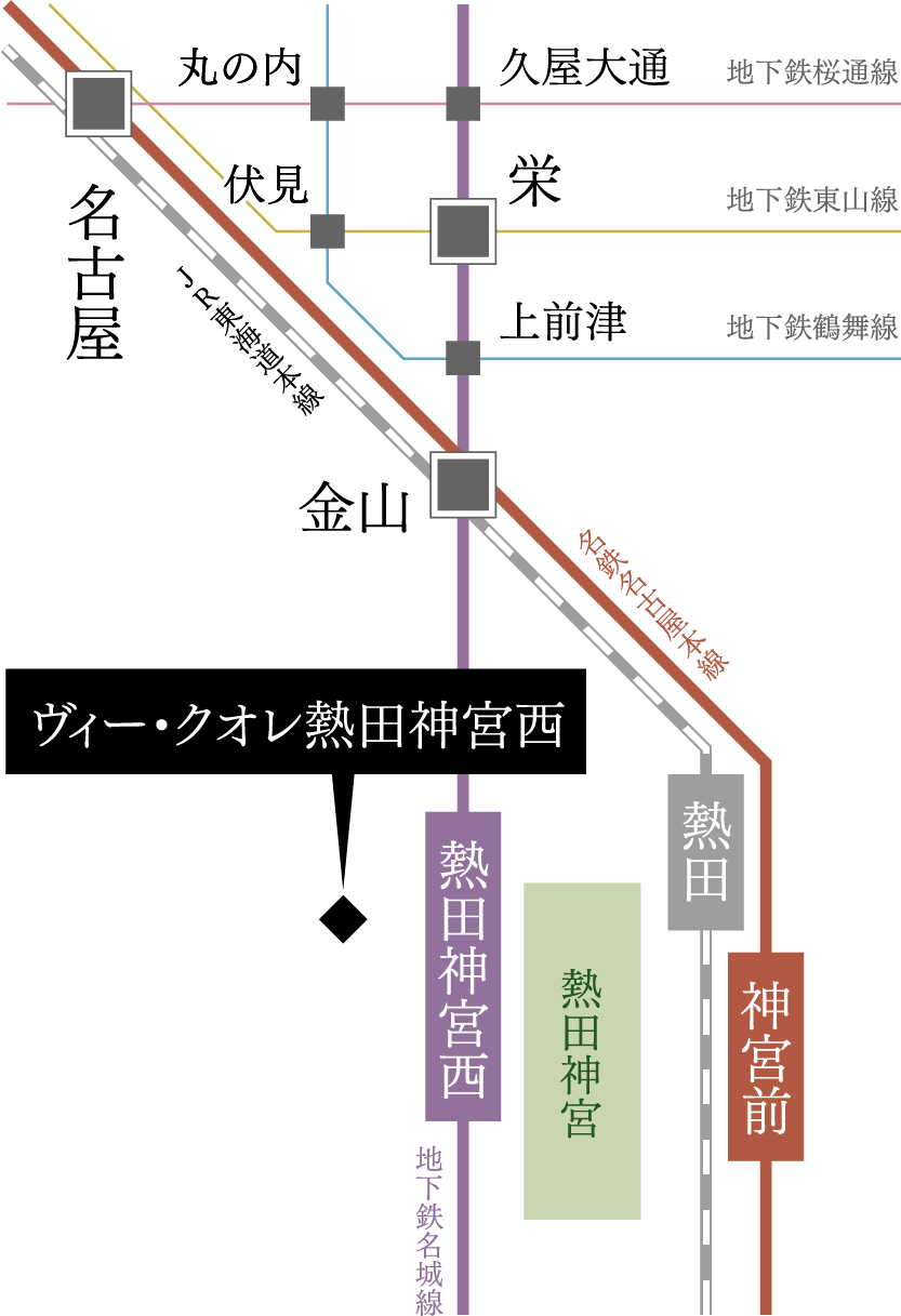 周辺駅地図