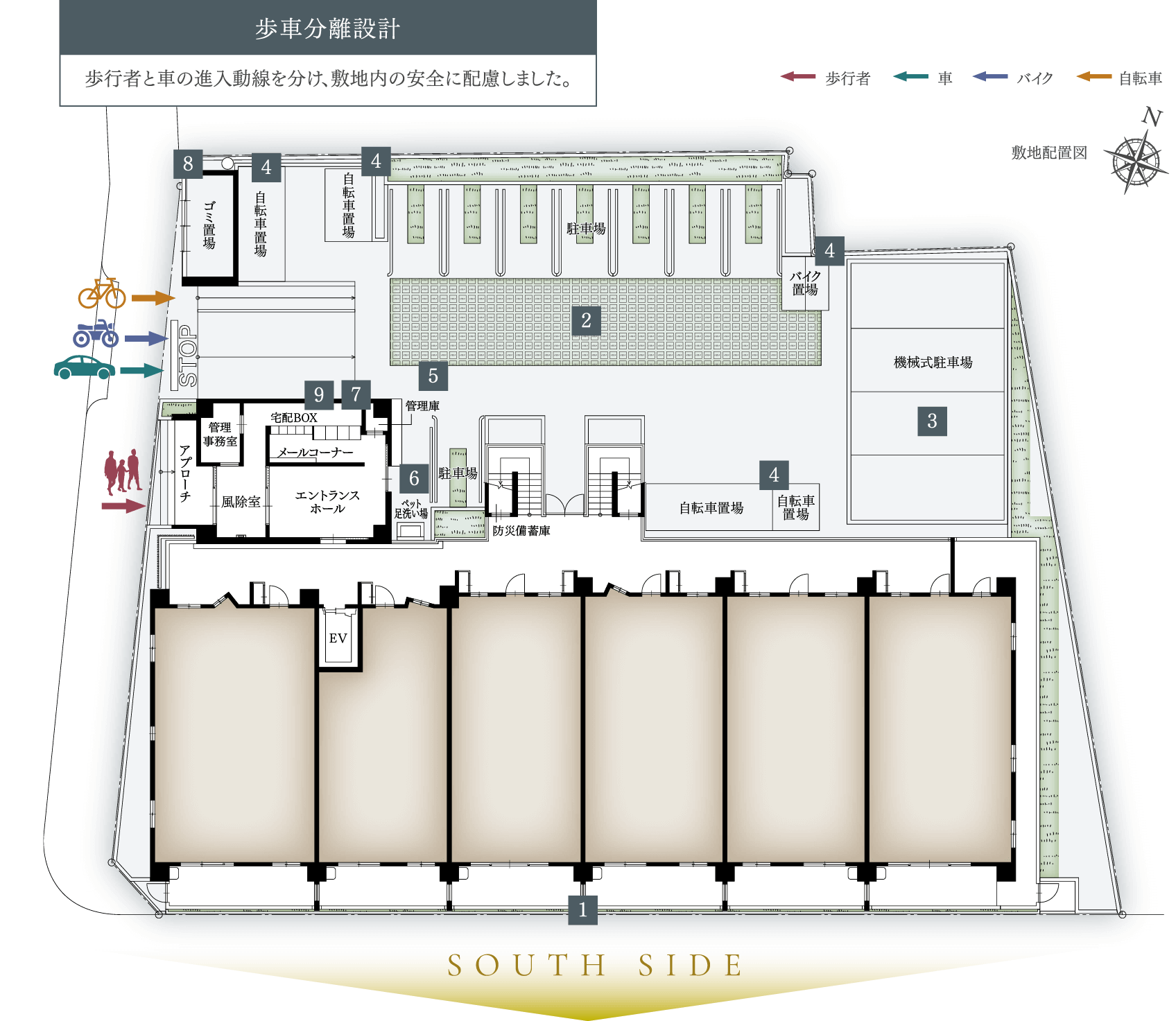 敷地配置図