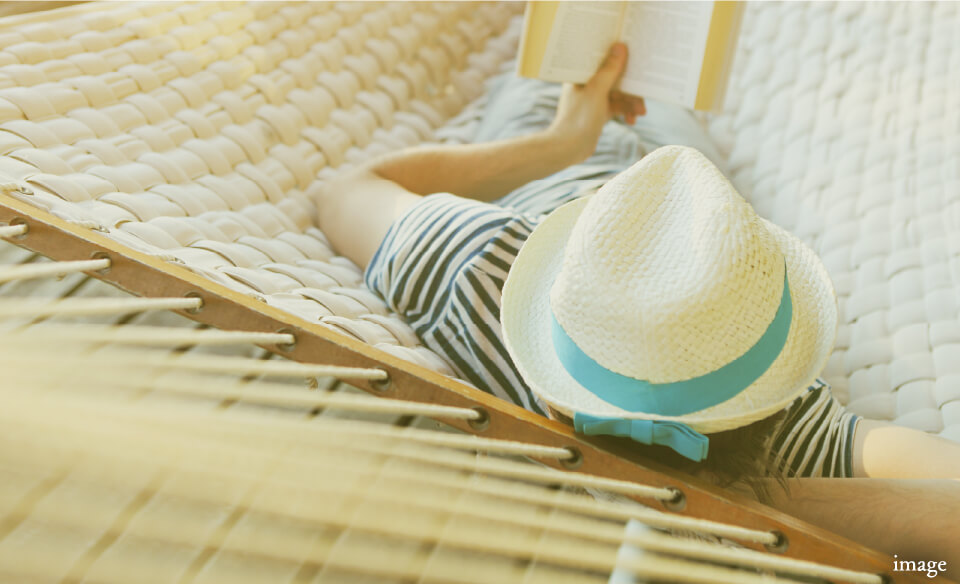 ハンモックでキャンプ感覚